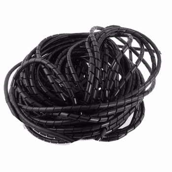 ID 9mm x OD 10mm 33FT/(10m) Spiral Wrap Tube Black Cable Wire Tidy Wrap PC Home Cinema TV Management Organizing Kit
ID 9mm x OD 10mm 33FT/(10m) Spiral Wrap Tube Black Cable Wire Tidy Wrap PC Home Cinema TV Management Organizing Kit