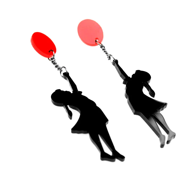 New Design Creative Cute little Girl Held The Balloon Drop Earrings For Women Vintage long Statement Dangle Earrings E19113
New Design Creative Cute little Girl Held The Balloon Drop Earrings For Women Vintage long Statement Dangle Earrings E19113