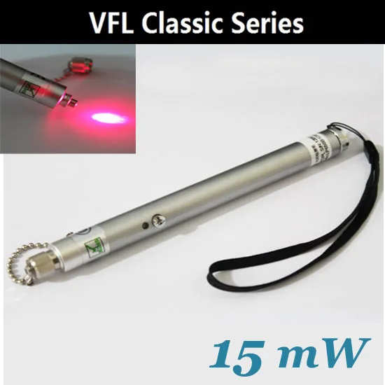 Classic Series Enough Power 15mW VFL Visual Fault Locator Red Laser Light Pen Fiber Optic Cable Tester 15KM Range, VFL15A
Classic Series Enough Power 15mW VFL Visual Fault Locator Red Laser Light Pen Fiber Optic Cable Tester 15KM Range, VFL15A