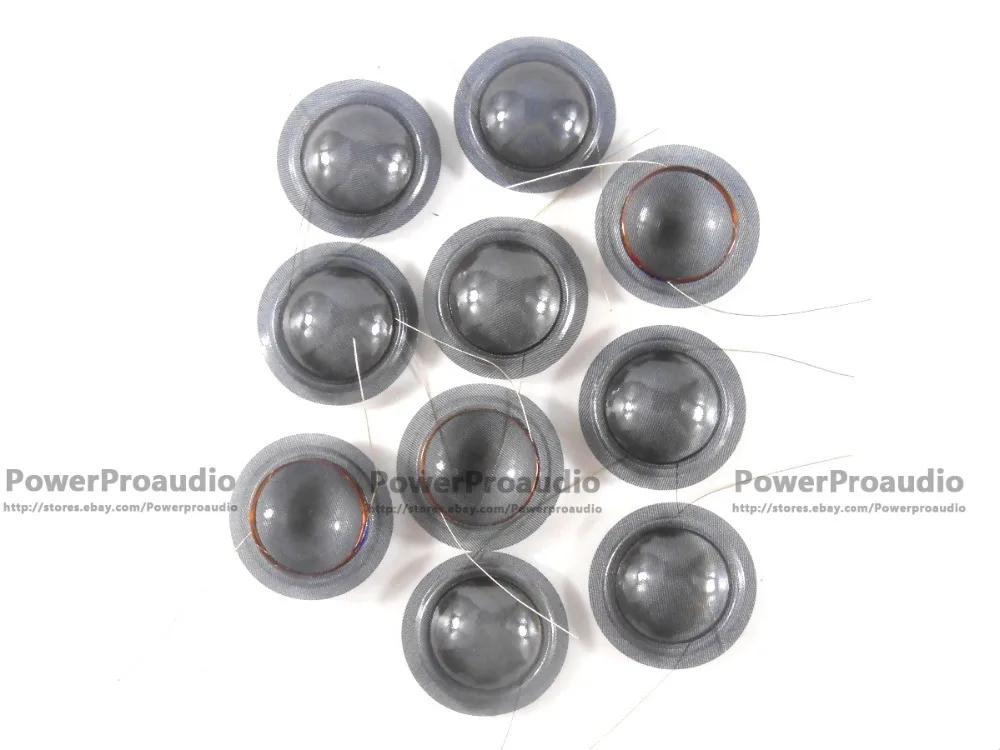 2 pcs 25.4mm 25.5mm (1") Transparent silk diaphragm dome Tweeters voice coil 8 ohm lead wire left and Right side | Электроника