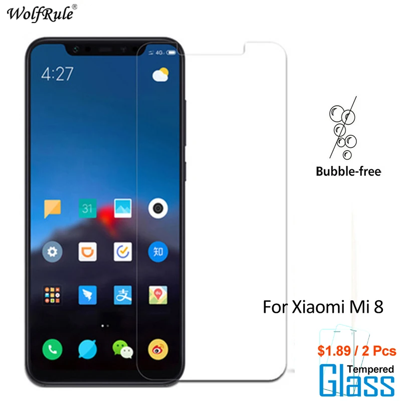 2PCS For Glass Xiaomi Mi 8 Screen Protector Tempered Glass For Xiaomi Mi 8 Glass WolfRule Protective Phone Film For Xiaomi Mi8
2PCS For Glass Xiaomi Mi 8 Screen Protector Tempered Glass For Xiaomi Mi 8 Glass WolfRule Protective Phone Film For Xiaomi Mi8