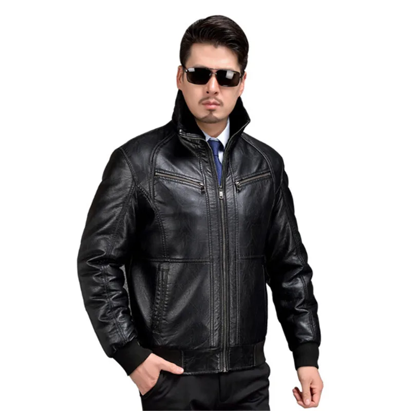 Play warm Russian winter 2017 Mens Winter Leather Jacket Thicken With Fur Warm Masculino Fur Collar Men PU Leather Jacket Biker
Play warm Russian winter 2017 Mens Winter Leather Jacket Thicken With Fur Warm Masculino Fur Collar Men PU Leather Jacket Biker