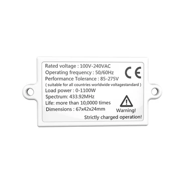 Home Wireless Receiver Transmitter Touch Switch Glass Panel Remote Control Light Switch Home DIY Modification
Home Wireless Receiver Transmitter Touch Switch Glass Panel Remote Control Light Switch Home DIY Modification