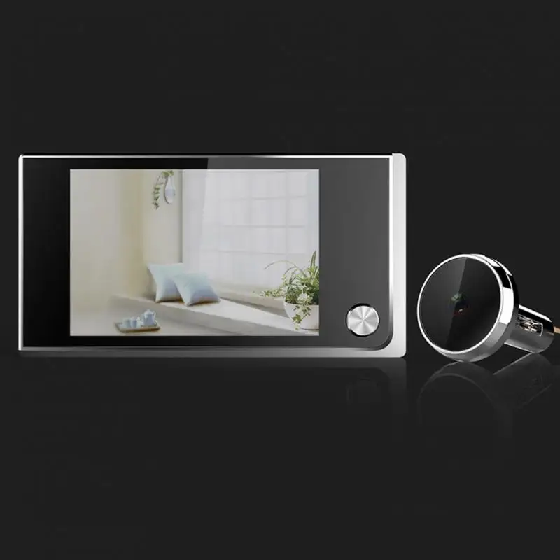Multifunction Home Security 3.5inch LCD Color Digital TFT Memory Door Peephole Viewer Doorbell Security Camera Brand New 2017
Multifunction Home Security 3.5inch LCD Color Digital TFT Memory Door Peephole Viewer Doorbell Security Camera Brand New 2017