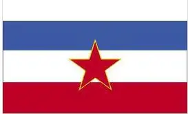 

Yugoslavia Flag National Polyester Banner Flying150* 90cm 3ft x 5ft flag All over the world Worldwide outdoor