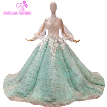 2018 Blue Lace Tassel Sweetheart Long Sleeves Court Train Bridal Gowns Floor-length Backless Ball Gown Vintage Wedding Dresses
2018 Blue Lace Tassel Sweetheart Long Sleeves Court Train Bridal Gowns Floor-length Backless Ball Gown Vintage Wedding Dresses