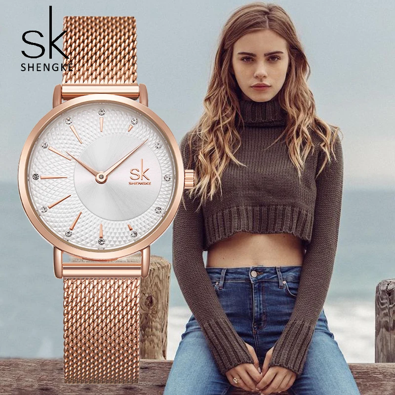 SHENGKE 2019 Ladies Watch Top Brand Luxury Crystal Watch Women Watches Rose Gold Women's Watches Relogio Feminino Montre Femme
SHENGKE 2019 Ladies Watch Top Brand Luxury Crystal Watch Women Watches Rose Gold Women's Watches Relogio Feminino Montre Femme