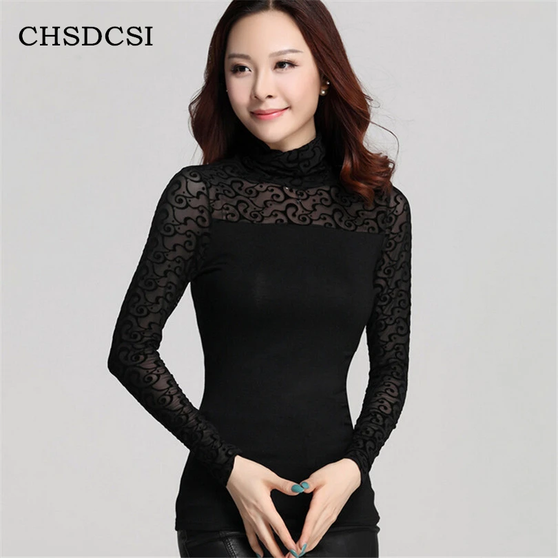 CHSDCSI Blusas Femininas 2017 Spring Autumn Womens Blouse Fashion Hollow Sexy Slim Shirt Tops Lace Long Sleeve O-Neck Leisure
CHSDCSI Blusas Femininas 2017 Spring Autumn Womens Blouse Fashion Hollow Sexy Slim Shirt Tops Lace Long Sleeve O-Neck Leisure