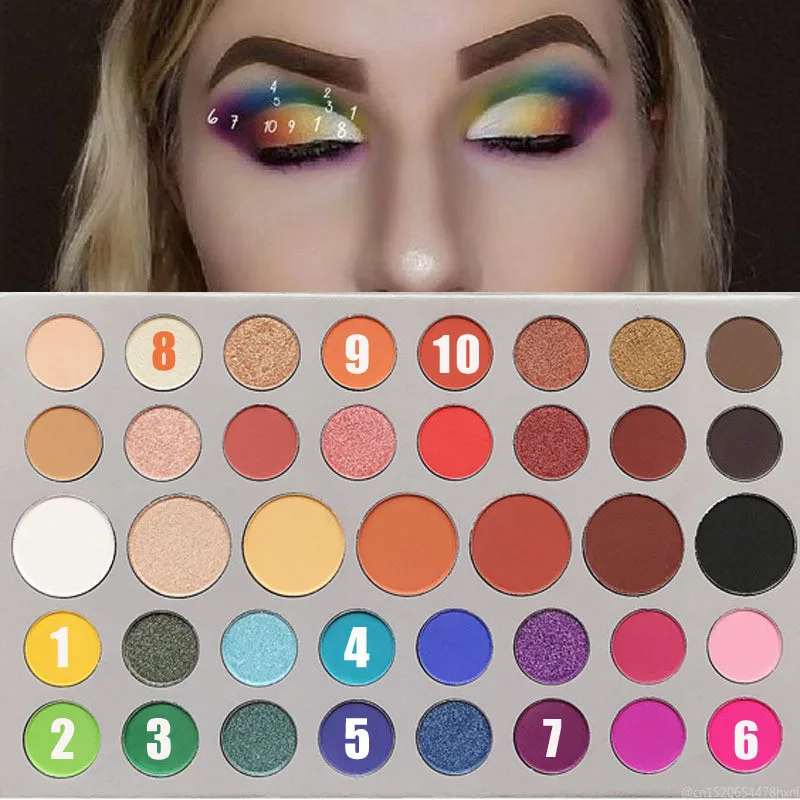 39 Colors Colorful Shimmer Matte Eyeshadow Palette Beauty Makeup Pigment Glitter Nude Eye Shadow Cosmetic for Summer TSLM2
39 Colors Colorful Shimmer Matte Eyeshadow Palette Beauty Makeup Pigment Glitter Nude Eye Shadow Cosmetic for Summer TSLM2