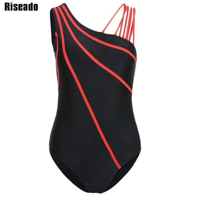 Riseado Sport Swimming Suits for Women One Shoulder 2019 Competition Swimwear Swimsuit Solid Strap Bathing Suits
Riseado Sport Swimming Suits for Women One Shoulder 2019 Competition Swimwear Swimsuit Solid Strap Bathing Suits