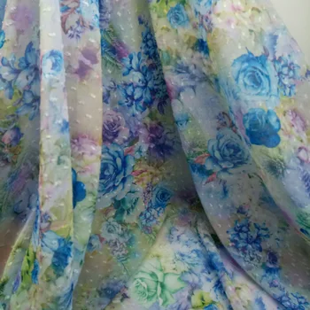 swiss dot chiffon flower printed chiffon fabric soft breathable cosplay DIY dress blouse fabric
swiss dot chiffon flower printed chiffon fabric soft breathable cosplay DIY dress blouse fabric