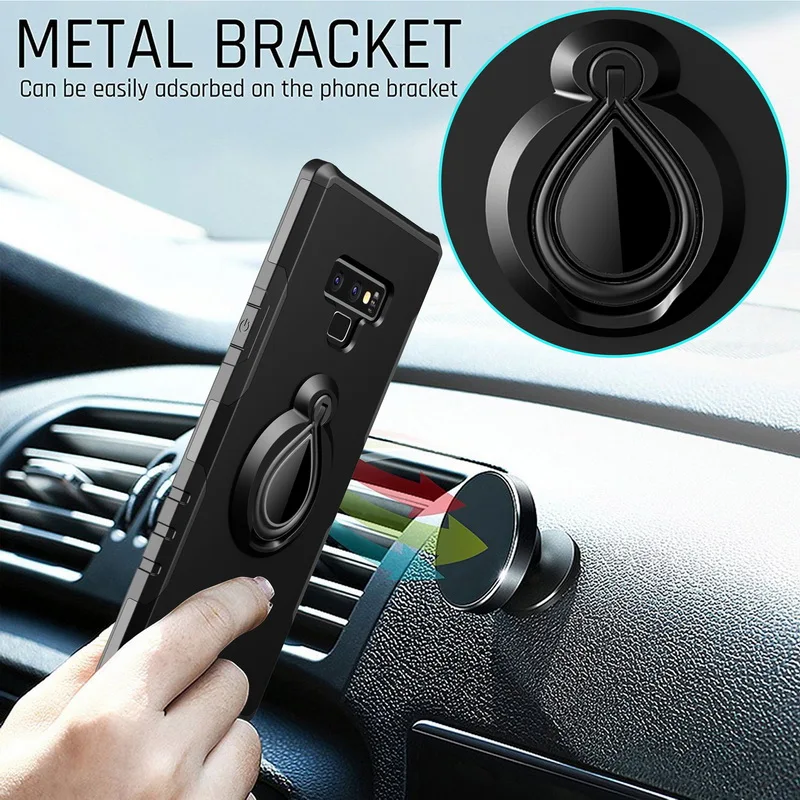 Luxury Rotating Ring Holder Magnetic Car Stand Phone Case For Samsung Galaxy Note 9 8 S8 S9 Plus S7 Edge J2 J5 J7 Prime Cover
Luxury Rotating Ring Holder Magnetic Car Stand Phone Case For Samsung Galaxy Note 9 8 S8 S9 Plus S7 Edge J2 J5 J7 Prime Cover
