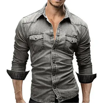2018 hotwon Fashion Men's Jeans Casual Slim Stylish Wash-Vintage Long Sleeve Denim Shirts Tops
2018 hotwon Fashion Men's Jeans Casual Slim Stylish Wash-Vintage Long Sleeve Denim Shirts Tops