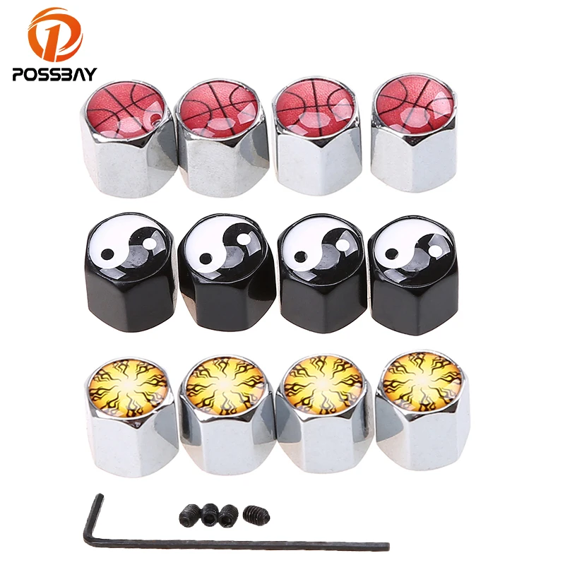 POSSBAY Universal Car Tire Valve Caps Anti Theft Wheel Tyre Cap Accessories Funny Logo Metal Stem Airtight Cover for Audi Ford
POSSBAY Universal Car Tire Valve Caps Anti Theft Wheel Tyre Cap Accessories Funny Logo Metal Stem Airtight Cover for Audi Ford