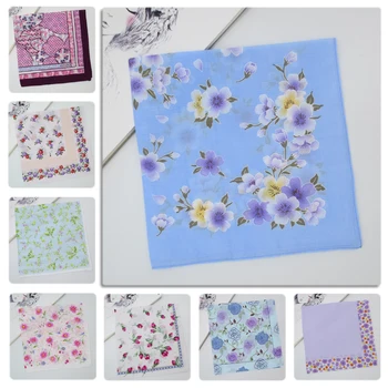 1pcs Flower Handkerchief Cotton Towels Absorbent Towels Printed Hankie Ladies Handkerchiefs Women Classic fazzoletto chustki H16
1pcs Flower Handkerchief Cotton Towels Absorbent Towels Printed Hankie Ladies Handkerchiefs Women Classic fazzoletto chustki H16