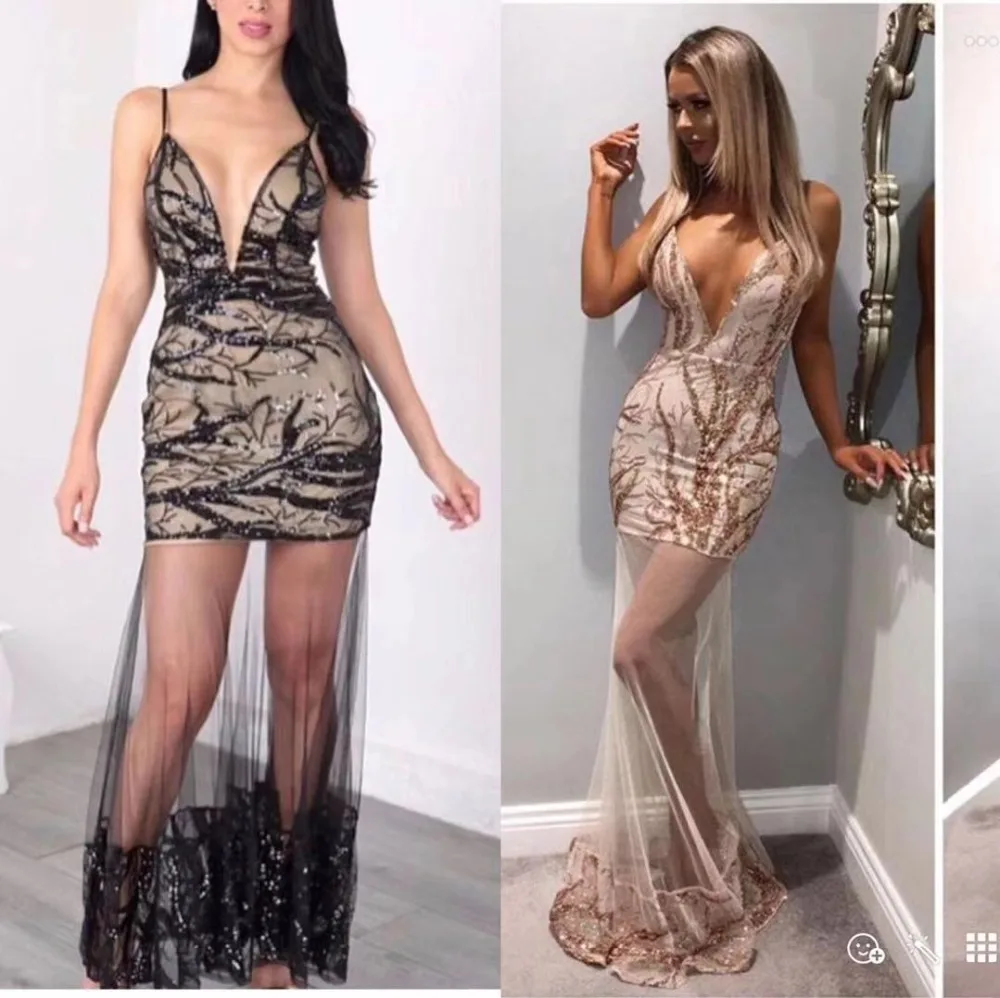 Women Long maxi Black Gold Sequined mesh Floor-Length 2019 New Spaghetti Strap Celebrity evening party Bandage bodycon dress
Women Long maxi Black Gold Sequined mesh Floor-Length 2019 New Spaghetti Strap Celebrity evening party Bandage bodycon dress