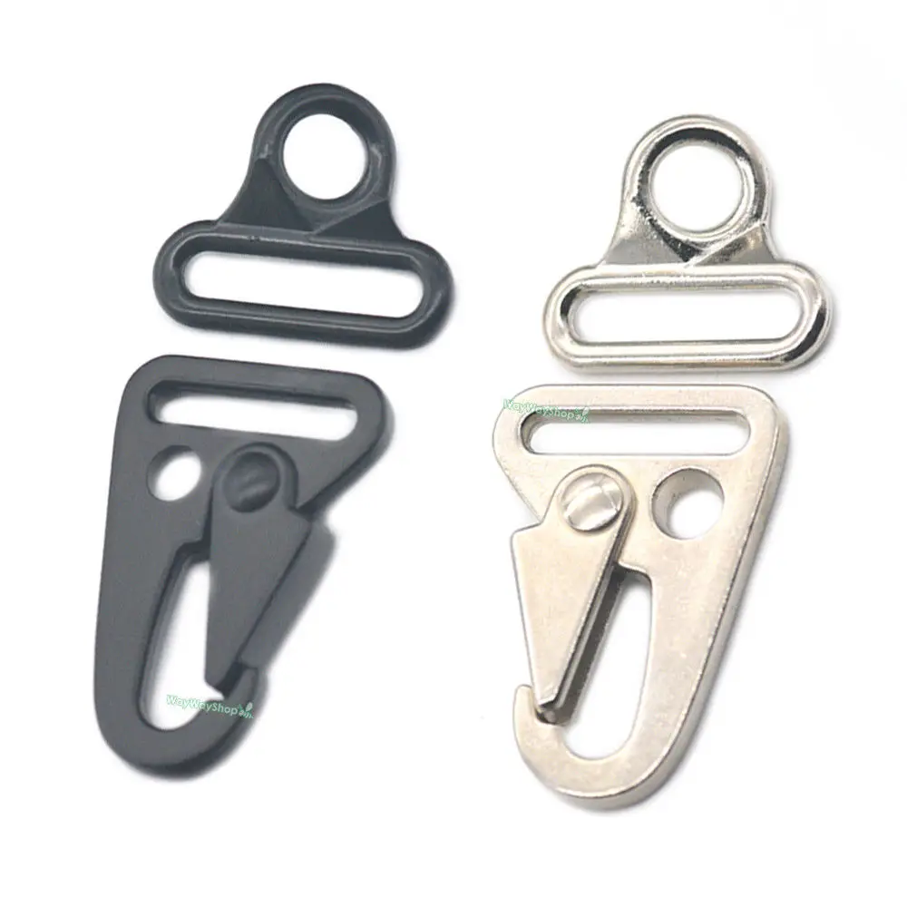 2 5 12 25 50 Pcs Metal Sling Clips triangles Spring Olecranon Hook Buckle For Webbing Keyrings Bag Belt Nickel Black C01 C02 C03
2 5 12 25 50 Pcs Metal Sling Clips triangles Spring Olecranon Hook Buckle For Webbing Keyrings Bag Belt Nickel Black C01 C02 C03