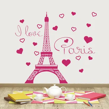 Removable I Love Paris Decal Vinyl Stickers Paris Tower France Home Interior Kids Bedroom Living Room Decor Mural 
Removable I Love Paris Decal Vinyl Stickers Paris Tower France Home Interior Kids Bedroom Living Room Decor Mural