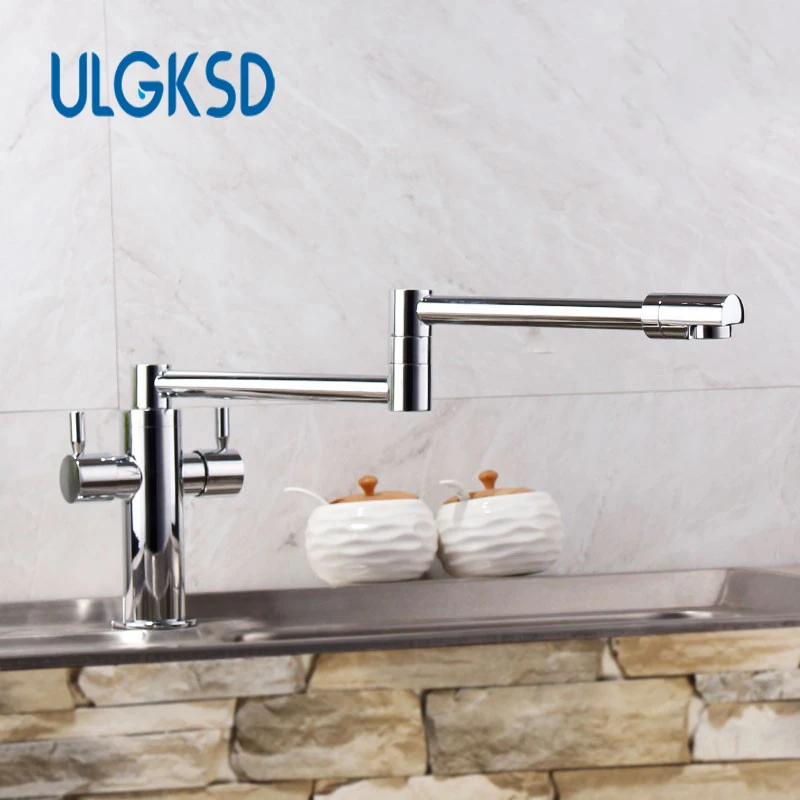 ULGKSD Kitchen Faucet 360 Rotation Dual Handle Deck Mount Single Cold Water Tap Para Bathroom Sink Basin Faucets
ULGKSD Kitchen Faucet 360 Rotation Dual Handle Deck Mount Single Cold Water Tap Para Bathroom Sink Basin Faucets