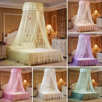 6 Colors Princess Hanging Round Lace Canopy Bed Netting Student Dome Mosquito Net For Crib Twin Full Queen Bed
6 Colors Princess Hanging Round Lace Canopy Bed Netting Student Dome Mosquito Net For Crib Twin Full Queen Bed