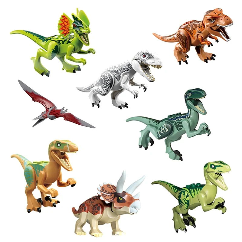 8Pcs/Set Dinosaurs Building Blocks Dinosaurs Figures Set Toys for Kids Dinosaur World Blocks Set Compatible with Legoe
8Pcs/Set Dinosaurs Building Blocks Dinosaurs Figures Set Toys for Kids Dinosaur World Blocks Set Compatible with Legoe