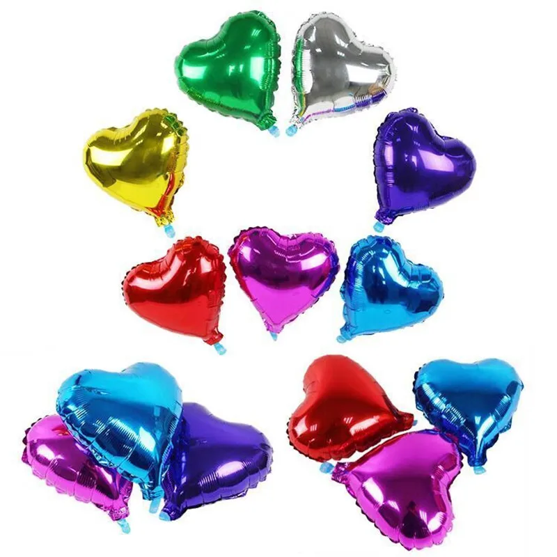 5pcs 10 inch Heart Aluminum Inflatable Foil Balloons Birthday Party Decorations Kids Helium Balloons Wedding Decoration Supplies
5pcs 10 inch Heart Aluminum Inflatable Foil Balloons Birthday Party Decorations Kids Helium Balloons Wedding Decoration Supplies