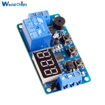 Digital LED Display Time Delay Relay Module Board DC 12V Control Timer Switch Trigger Cycle Module Car Buzzer PLC Automation
Digital LED Display Time Delay Relay Module Board DC 12V Control Timer Switch Trigger Cycle Module Car Buzzer PLC Automation