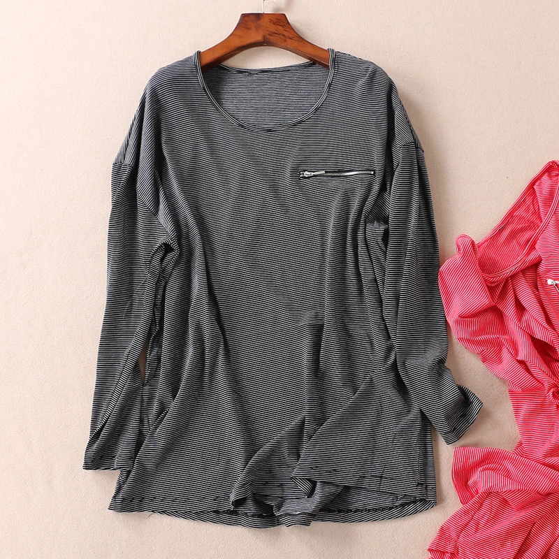 Xxxxl Plus Size Women Oversized T Shirt Striped 5xl Women Long Sleeve Shirts Tops Decoration Round Large Streetwear
Xxxxl Plus Size Women Oversized T Shirt Striped 5xl Women Long Sleeve Shirts Tops Decoration Round Large Streetwear
