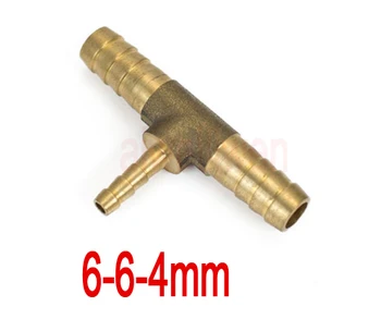 4mm to 6mm x 6mm Brass reducing Barb fitting coupling tee joint reduce nipple three way hose coupler different diameter
4mm to 6mm x 6mm Brass reducing Barb fitting coupling tee joint reduce nipple three way hose coupler different diameter