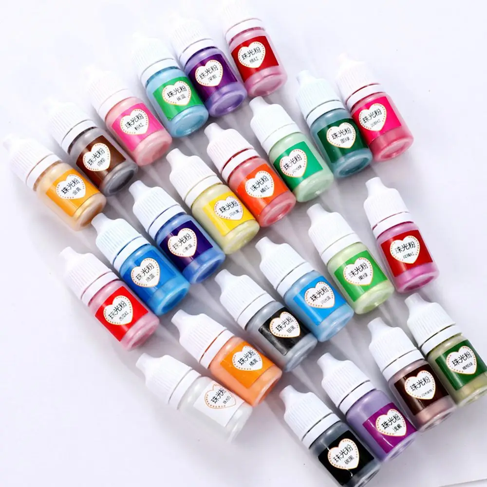 5ML Pearlescent Mica Pigment Powder Rainbow UV Resin Epoxy For DIY Jewelry Making 24 Colors Making Crafts Jewelry Accessories
5ML Pearlescent Mica Pigment Powder Rainbow UV Resin Epoxy For DIY Jewelry Making 24 Colors Making Crafts Jewelry Accessories