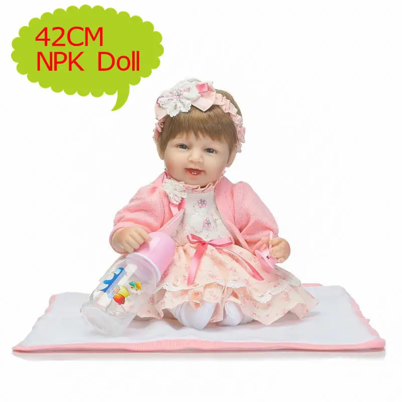 New 18 Inch Dolls NPK Silicone Reborn Baby Dolls Handmade Realistic Lifelike Real Touch Vinyl Silicone Newborn Doll Girl Gift
New 18 Inch Dolls NPK Silicone Reborn Baby Dolls Handmade Realistic Lifelike Real Touch Vinyl Silicone Newborn Doll Girl Gift