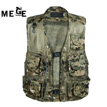 MEGE Tactical Vest Outdoor Hunting Equipment, Hunting Hiking Camping Vest, Summer Outdoor Mens Workwear Vest Multi-pockets
MEGE Tactical Vest Outdoor Hunting Equipment, Hunting Hiking Camping Vest, Summer Outdoor Mens Workwear Vest Multi-pockets