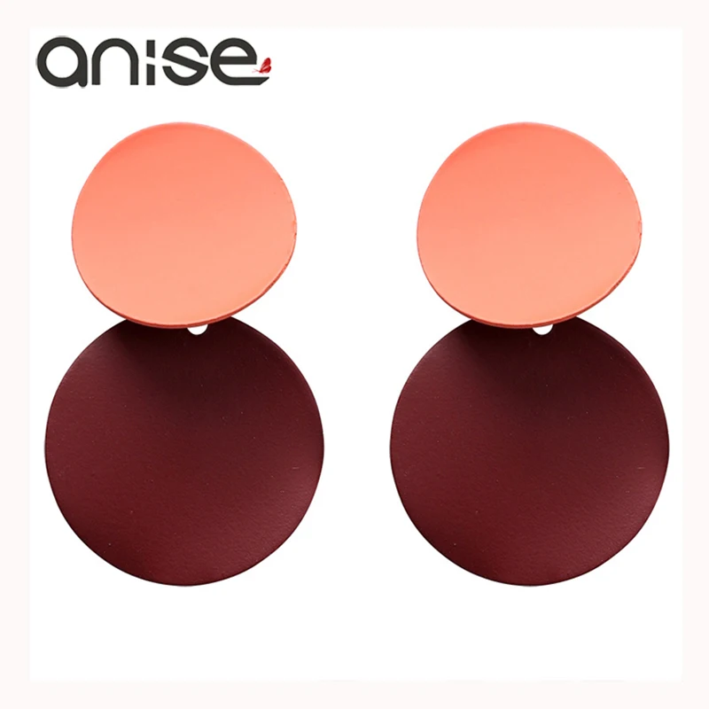 Anise Fashion Multicolor Geometric Earrings Cute Arc Round Pendant Stud Earrings Women Punk Jewelry Boucle D'oreille Femme
Anise Fashion Multicolor Geometric Earrings Cute Arc Round Pendant Stud Earrings Women Punk Jewelry Boucle D'oreille Femme