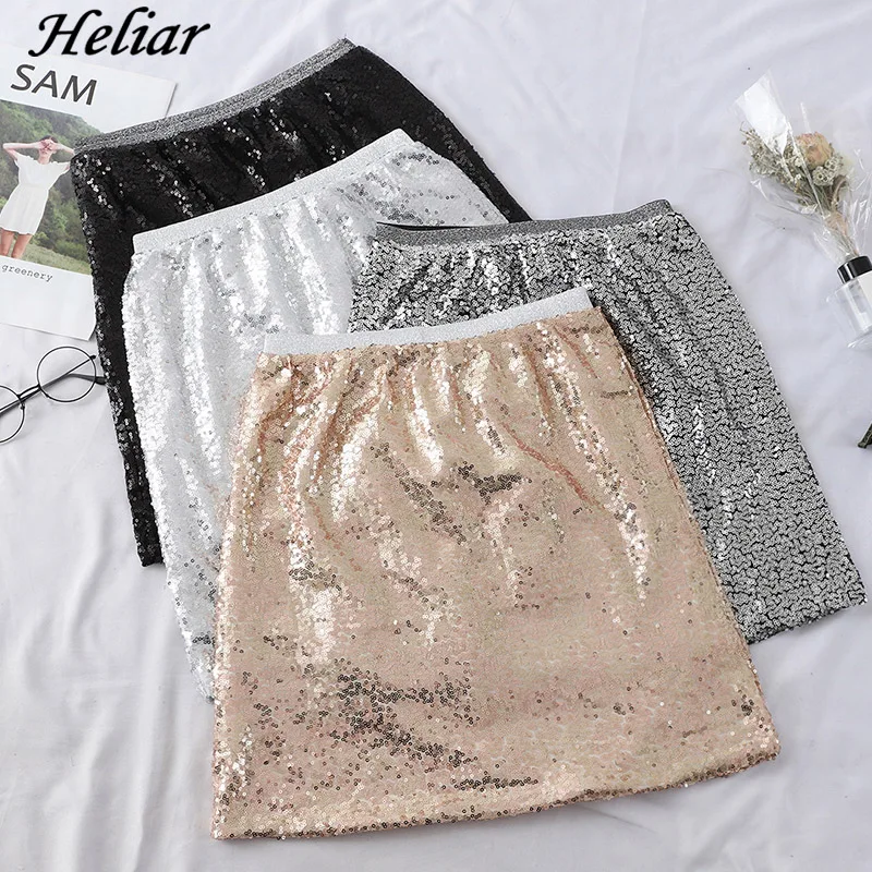 Heliar 2019 Summer Women Sequined Skirt Skinny Sexy Club Female Shining Through Hot Empire Shorts Skirts Bodycon Mini Skirt
Heliar 2019 Summer Women Sequined Skirt Skinny Sexy Club Female Shining Through Hot Empire Shorts Skirts Bodycon Mini Skirt