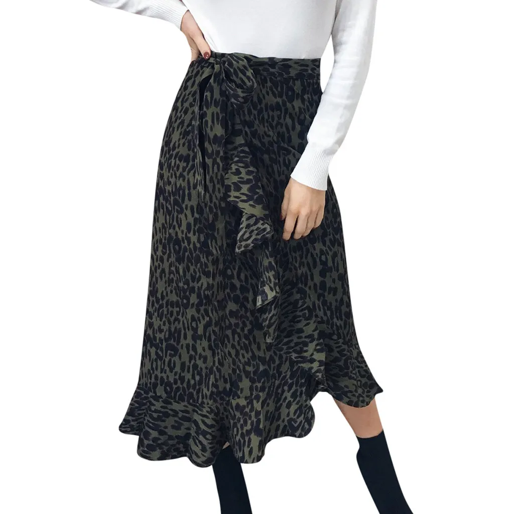 Women Daily Summer Bohemia High Waist Leopard Ruffle Beach Wrap Maxi Long Skirt 2019 New Arrival #20
Women Daily Summer Bohemia High Waist Leopard Ruffle Beach Wrap Maxi Long Skirt 2019 New Arrival #20