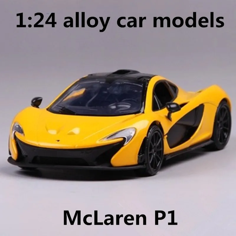Модели легкосплавных автомобилей 1:24 спортивный автомобиль McLarenP1 с высокой