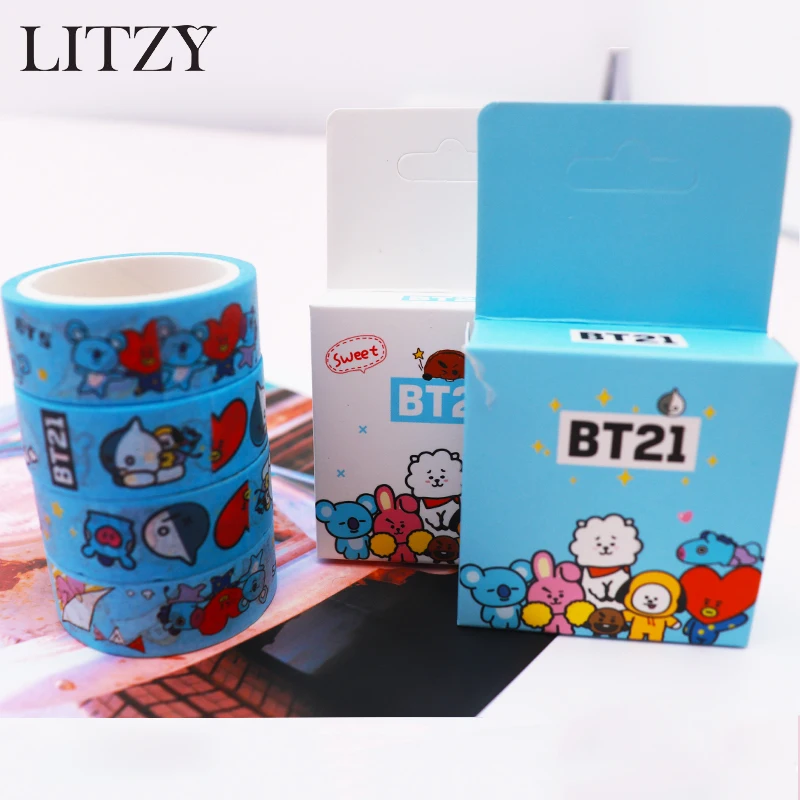 bts washi tape Kpop Washi Tape Paper Masking Cute DIY Scrapbook Stickers Diary Book Scrapbook Sticker Kawaii Stationery Tapes
bts washi tape Kpop Washi Tape Paper Masking Cute DIY Scrapbook Stickers Diary Book Scrapbook Sticker Kawaii Stationery Tapes