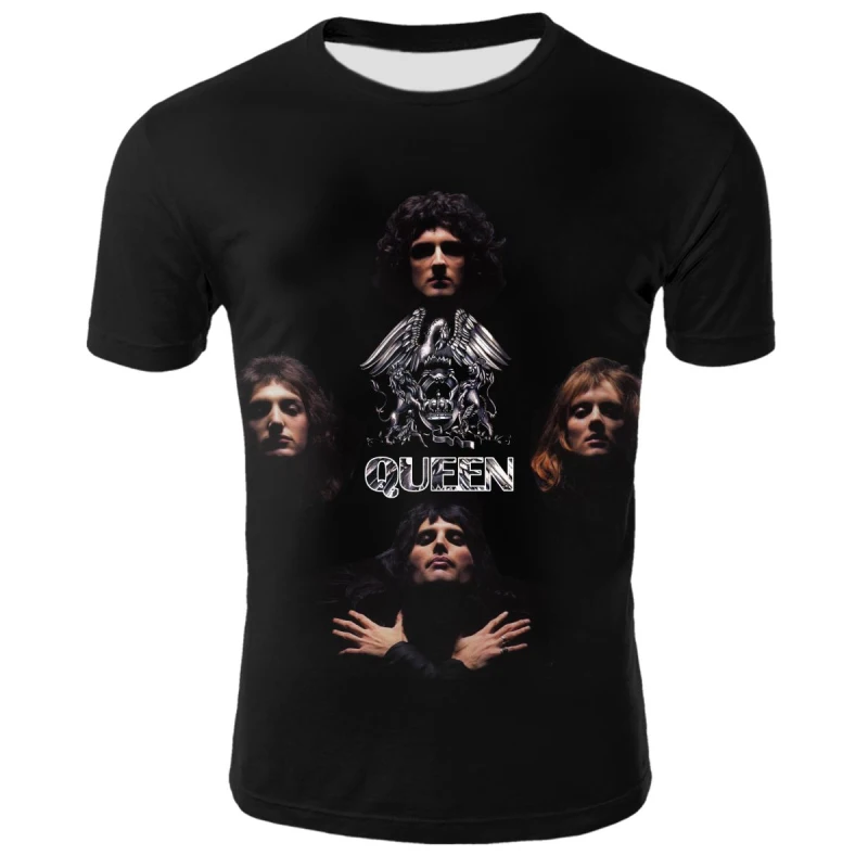 Glitter Rock Band Queen T Shirt Men Cool streetwear Pop rock T-shirt men Summer Heavy Rock Tops tees men clothing
Glitter Rock Band Queen T Shirt Men Cool streetwear Pop rock T-shirt men Summer Heavy Rock Tops tees men clothing