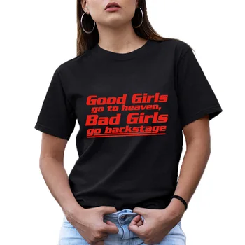 EnjoytheSpirit Funny Slogan Women Tee Good Girls Go To Heaven Bad Girls Go Backstage Unisex Loose T Shirt Casual Soft Cotton
EnjoytheSpirit Funny Slogan Women Tee Good Girls Go To Heaven Bad Girls Go Backstage Unisex Loose T Shirt Casual Soft Cotton