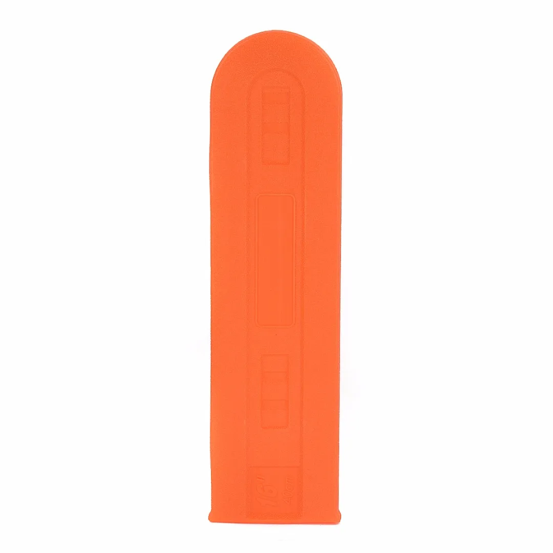 Mayitr 14 / 16\`\` Inch Chainsaw Bar Cover Scabbard Protector Universal Guide Plate Set Orange