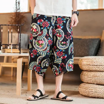 #4618 Cotton Linen Wide Leg Pants Summer 2019 Vintage Trousers Men Loose Big Size Elastic Waist Retro Trousers Man Tie Dye Print
#4618 Cotton Linen Wide Leg Pants Summer 2019 Vintage Trousers Men Loose Big Size Elastic Waist Retro Trousers Man Tie Dye Print