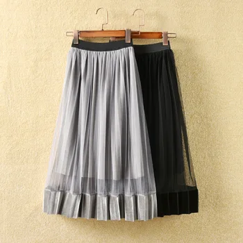 Girls Skirt Pleuche Mesh Pleated Skirt Spring Summer Gray Skirt for Girl Teenage Girls Clothes Skirts for Girls Children 12 Year
Girls Skirt Pleuche Mesh Pleated Skirt Spring Summer Gray Skirt for Girl Teenage Girls Clothes Skirts for Girls Children 12 Year