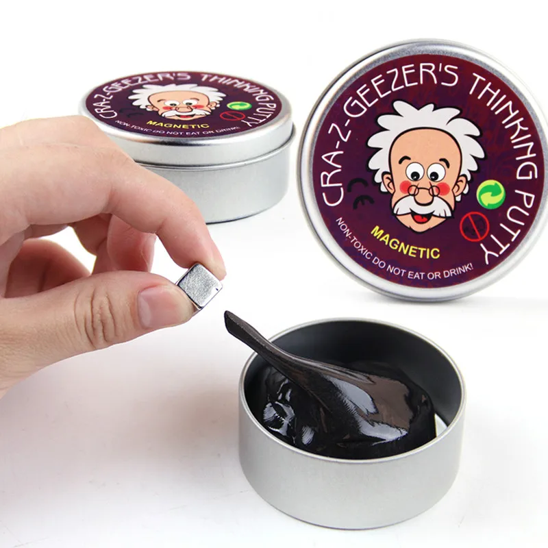 DIY Magnetic Slime Polymer Clay Intelligent Rubber Magnet Plasticine Mud Magic Hand Putty Doh Bounce Toys Kids Gift Silly Putty
DIY Magnetic Slime Polymer Clay Intelligent Rubber Magnet Plasticine Mud Magic Hand Putty Doh Bounce Toys Kids Gift Silly Putty