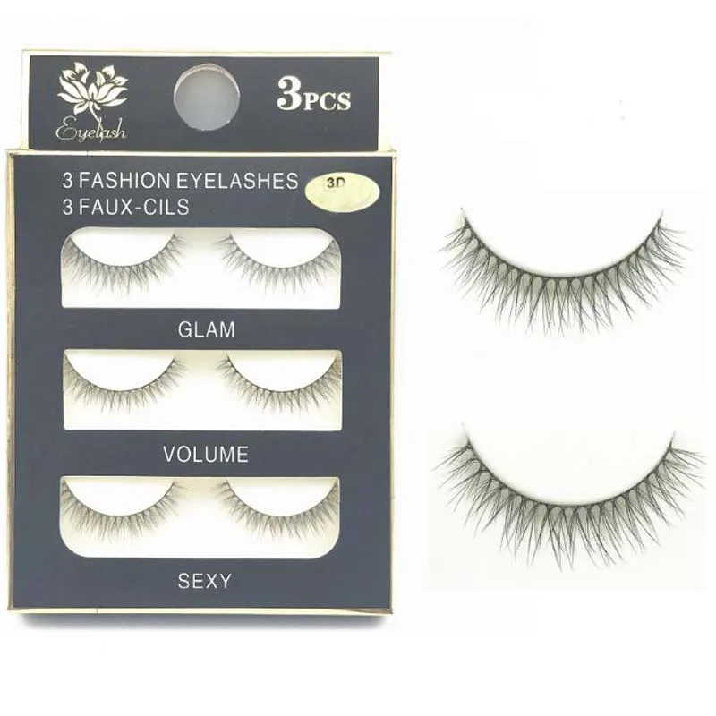 NEW 3 Pairs Cross Long Eyelashsn Thin Soft Natural Look False Eyelashes Makeup 3D Lashes Extension Eyelash
NEW 3 Pairs Cross Long Eyelashsn Thin Soft Natural Look False Eyelashes Makeup 3D Lashes Extension Eyelash