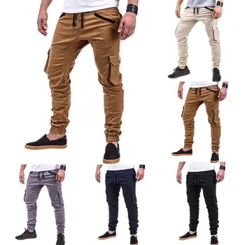 Fashion Men's Slim Pure Color Casual Sports Woven Pocket Stitching Feet Pants pantalones hombre streetwear joggers sweatpants
Fashion Men's Slim Pure Color Casual Sports Woven Pocket Stitching Feet Pants pantalones hombre streetwear joggers sweatpants