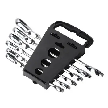 6 Pieces Aluminum Adjustable Combination Wrench Set Open End Wrenches Torque Spanner with Storage Keeper for Motorcycle Repair
6 Pieces Aluminum Adjustable Combination Wrench Set Open End Wrenches Torque Spanner with Storage Keeper for Motorcycle Repair