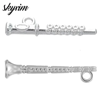 Skyrim 20Pcs COOL Music Instrument Pendant Flute Clarinet Guita Violin Drun Stick Charms For DIY Jewelry Accessories Making
Skyrim 20Pcs COOL Music Instrument Pendant Flute Clarinet Guita Violin Drun Stick Charms For DIY Jewelry Accessories Making