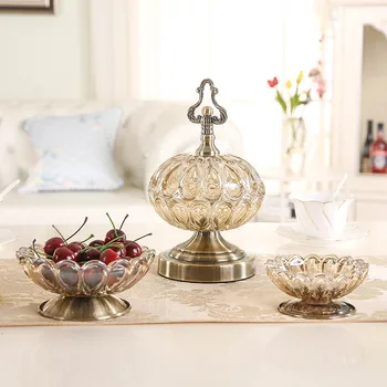 European Candy Jar Glass Crystal Transparent Candy Jar Home Decoration Ornaments Living Room Storage Tank
European Candy Jar Glass Crystal Transparent Candy Jar Home Decoration Ornaments Living Room Storage Tank