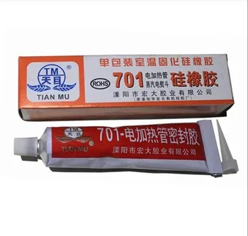2Pcs 701 silicone rubber Electric heating tube sealant Insulation adhesive Electric heating tube Steam iron 45g
2Pcs 701 silicone rubber Electric heating tube sealant Insulation adhesive Electric heating tube Steam iron 45g