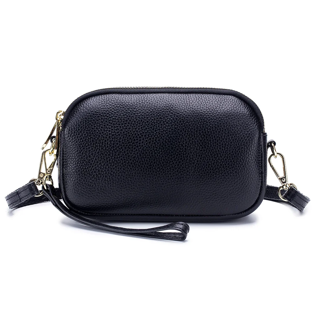 Bag Female Cowhide Leather Cross-body Bags Large Capacity Three Zipper Lining Clutch Bags Genuine Leather Female Messenger Bag
Bag Female Cowhide Leather Cross-body Bags Large Capacity Three Zipper Lining Clutch Bags Genuine Leather Female Messenger Bag